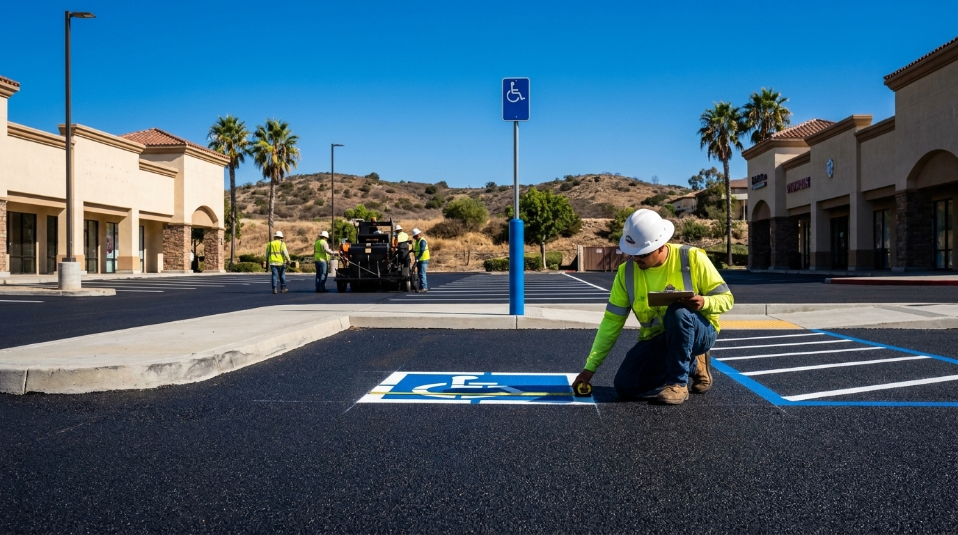 ADA Parking Lot Compliance Checklist for San Diego Business Owners