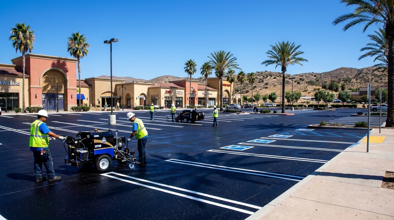 Parking Lot Striping Requirements in California: A Commercial Owner's Guide